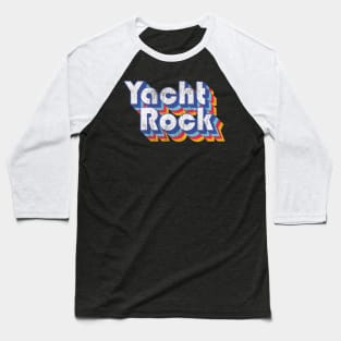 Psychedelic Fade Yacht Rock Party Boat Drinking design Baseball T-Shirt